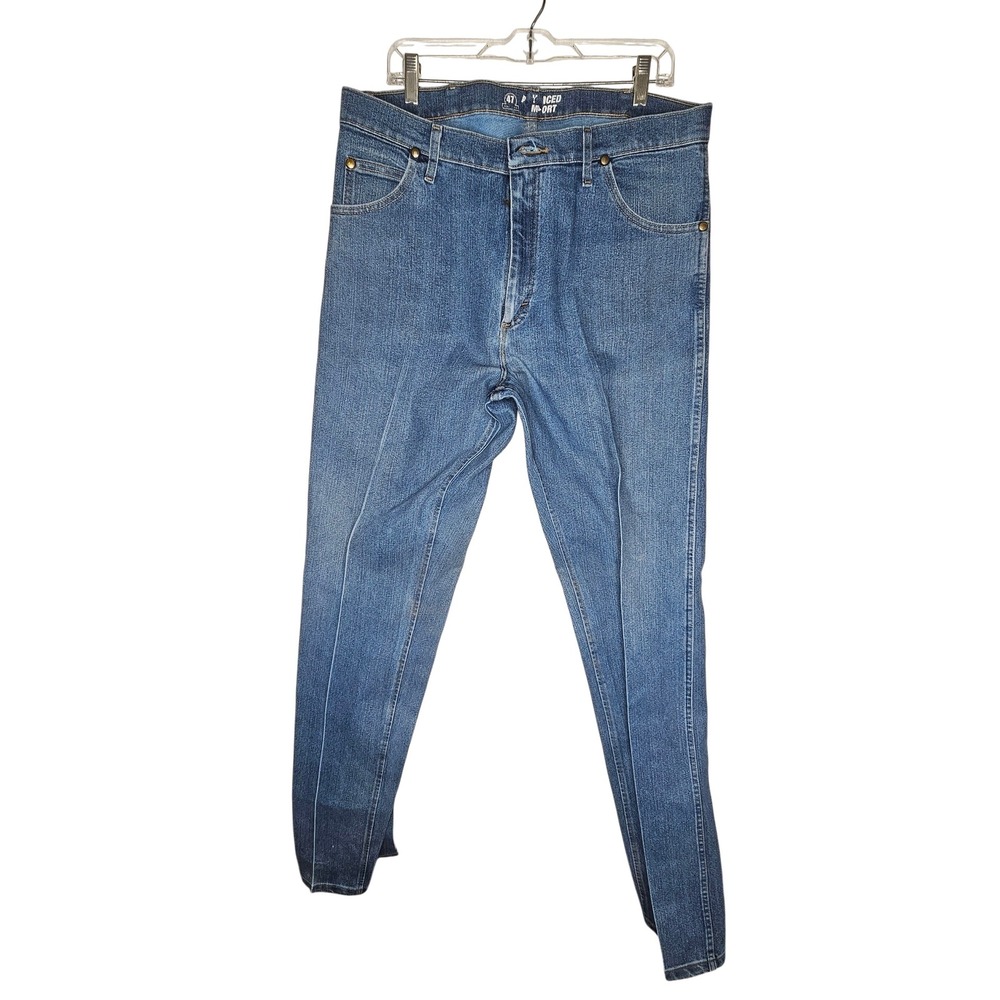 Wrangler 47MWZ Regular Fit Jeans 40x34 Blue Denim Premium Performance Cowboy Cut